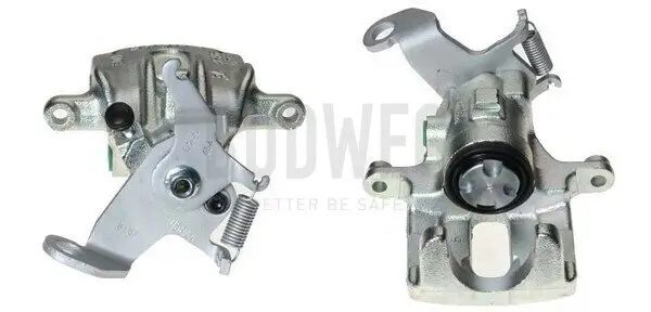 Bremssattel hinter der Achse Hinterachse rechts BUDWEG CALIPER 343923