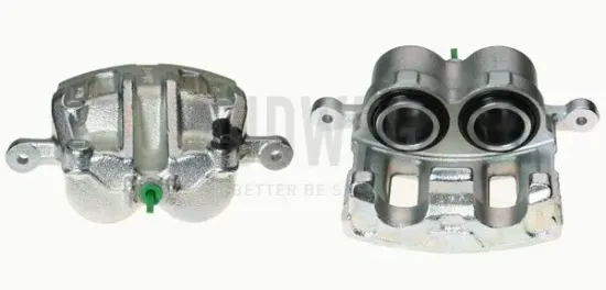 Bremssattel hinter der Achse Vorderachse links BUDWEG CALIPER 343944 Bild Bremssattel hinter der Achse Vorderachse links BUDWEG CALIPER 343944