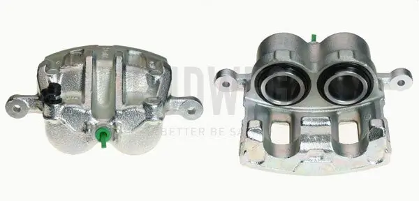 Bremssattel hinter der Achse Vorderachse rechts BUDWEG CALIPER 343945