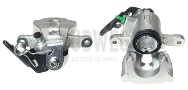 Bremssattel hinter der Achse Hinterachse rechts BUDWEG CALIPER 343977