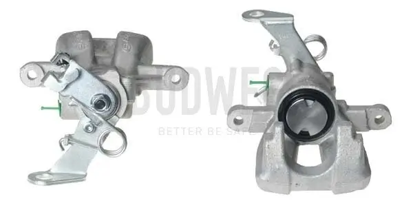 Bremssattel hinter der Achse Hinterachse rechts BUDWEG CALIPER 343987
