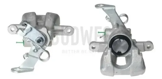 Bremssattel hinter der Achse Hinterachse rechts BUDWEG CALIPER 343987 Bild Bremssattel hinter der Achse Hinterachse rechts BUDWEG CALIPER 343987