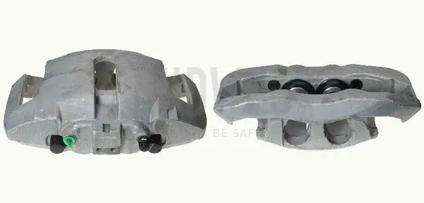 Bremssattel hinter der Achse Vorderachse links BUDWEG CALIPER 343996