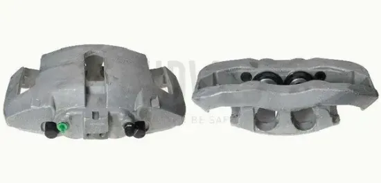 Bremssattel hinter der Achse Vorderachse links BUDWEG CALIPER 343996 Bild Bremssattel hinter der Achse Vorderachse links BUDWEG CALIPER 343996