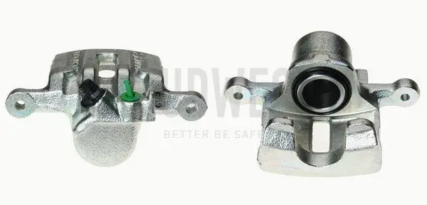 Bremssattel hinter der Achse Hinterachse links BUDWEG CALIPER 344000