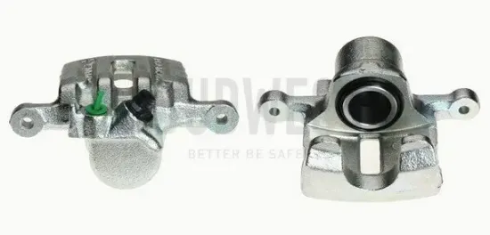 Bremssattel hinter der Achse Hinterachse rechts BUDWEG CALIPER 344001 Bild Bremssattel hinter der Achse Hinterachse rechts BUDWEG CALIPER 344001