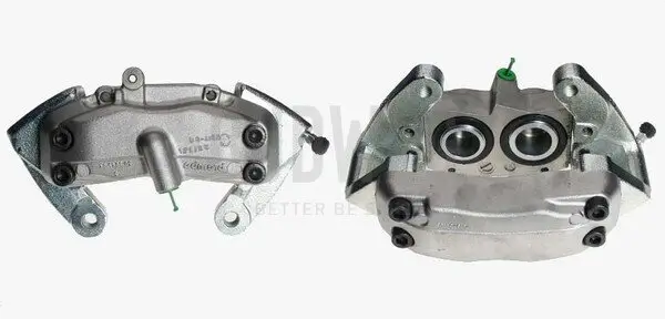 Bremssattel hinter der Achse Vorderachse links BUDWEG CALIPER 344076