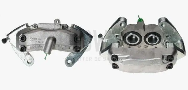 Bremssattel hinter der Achse Vorderachse rechts BUDWEG CALIPER 344077