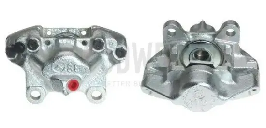 Bremssattel hinter der Achse Hinterachse rechts BUDWEG CALIPER 34409 Bild Bremssattel hinter der Achse Hinterachse rechts BUDWEG CALIPER 34409