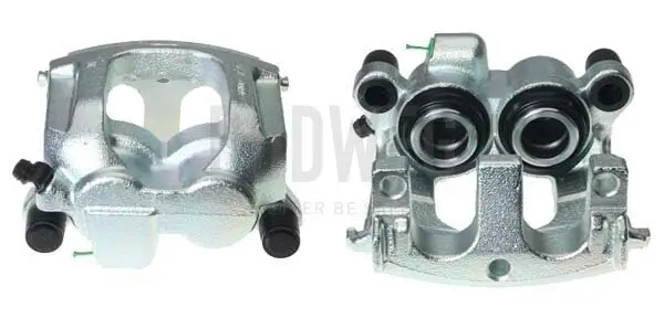 Bremssattel hinter der Achse Vorderachse rechts BUDWEG CALIPER 344101
