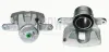 Bremssattel hinter der Achse Vorderachse links BUDWEG CALIPER 344112