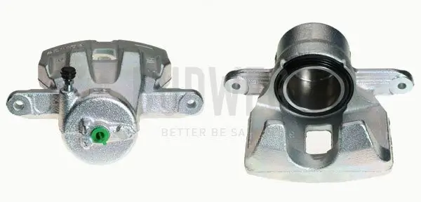 Bremssattel hinter der Achse Vorderachse rechts BUDWEG CALIPER 344113