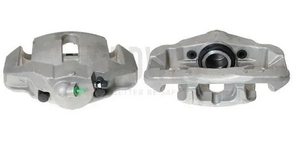 Bremssattel hinter der Achse Vorderachse links BUDWEG CALIPER 344184