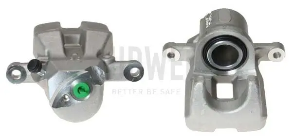 Bremssattel hinter der Achse Hinterachse rechts BUDWEG CALIPER 344215