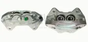 Bremssattel hinter der Achse Vorderachse links BUDWEG CALIPER 344222