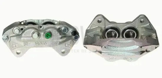 Bremssattel hinter der Achse Vorderachse links BUDWEG CALIPER 344222 Bild Bremssattel hinter der Achse Vorderachse links BUDWEG CALIPER 344222