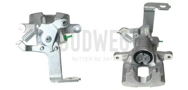 Bremssattel hinter der Achse Hinterachse links BUDWEG CALIPER 344234