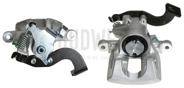 Bremssattel hinter der Achse Hinterachse rechts BUDWEG CALIPER 344239