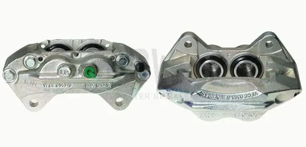 Bremssattel hinter der Achse Vorderachse links BUDWEG CALIPER 344240