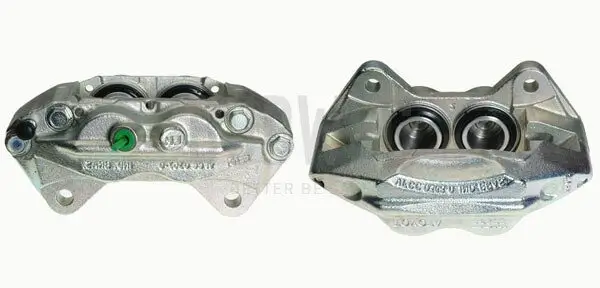 Bremssattel hinter der Achse Vorderachse rechts BUDWEG CALIPER 344241