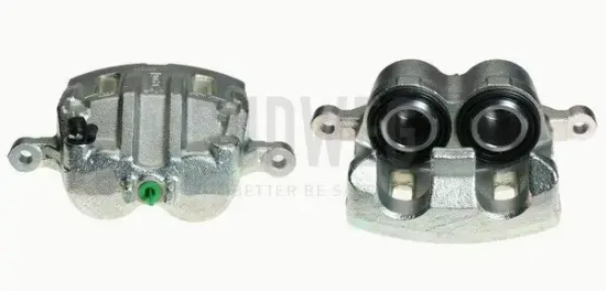 Bremssattel vor der Achse Vorderachse links BUDWEG CALIPER 344256 Bild Bremssattel vor der Achse Vorderachse links BUDWEG CALIPER 344256