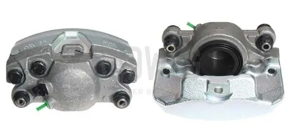 Bremssattel hinter der Achse Vorderachse rechts BUDWEG CALIPER 344359