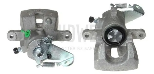 Bremssattel hinter der Achse Hinterachse rechts BUDWEG CALIPER 344365
