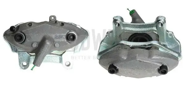 Bremssattel hinter der Achse Vorderachse rechts BUDWEG CALIPER 344453
