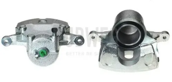 Bremssattel hinter der Achse Vorderachse links BUDWEG CALIPER 344524 Bild Bremssattel hinter der Achse Vorderachse links BUDWEG CALIPER 344524