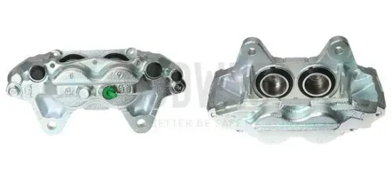 Bremssattel hinter der Achse Vorderachse links BUDWEG CALIPER 344586 Bild Bremssattel hinter der Achse Vorderachse links BUDWEG CALIPER 344586