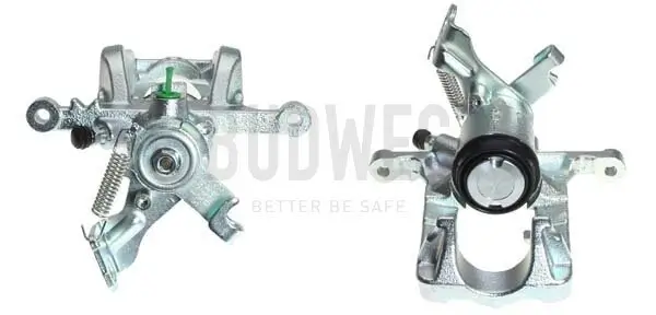 Bremssattel hinter der Achse Hinterachse rechts BUDWEG CALIPER 344609