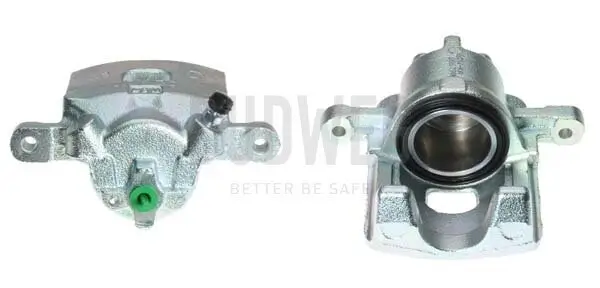Bremssattel vor der Achse Vorderachse rechts BUDWEG CALIPER 344659