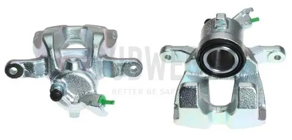 Bremssattel hinter der Achse Hinterachse rechts BUDWEG CALIPER 344667