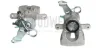 Bremssattel hinter der Achse Hinterachse rechts BUDWEG CALIPER 344695