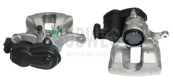 Bremssattel hinter der Achse Hinterachse rechts BUDWEG CALIPER 344757