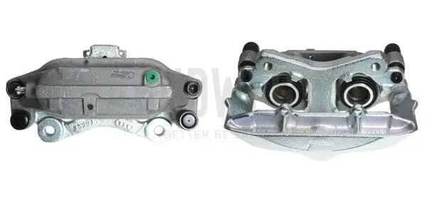 Bremssattel hinter der Achse Vorderachse rechts BUDWEG CALIPER 344801