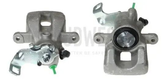 Bremssattel hinter der Achse Hinterachse links BUDWEG CALIPER 344828 Bild Bremssattel hinter der Achse Hinterachse links BUDWEG CALIPER 344828