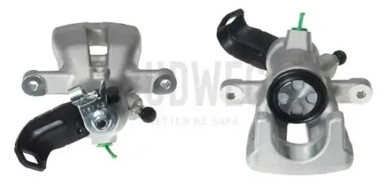 Bremssattel hinter der Achse Hinterachse links BUDWEG CALIPER 344832 Bild Bremssattel hinter der Achse Hinterachse links BUDWEG CALIPER 344832