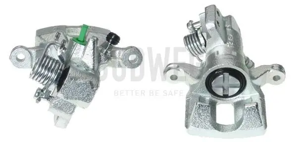 Bremssattel hinter der Achse Hinterachse links BUDWEG CALIPER 344884