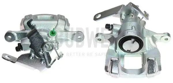 Bremssattel hinter der Achse Hinterachse rechts BUDWEG CALIPER 344921