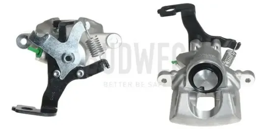 Bremssattel hinter der Achse Hinterachse rechts BUDWEG CALIPER 344973 Bild Bremssattel hinter der Achse Hinterachse rechts BUDWEG CALIPER 344973
