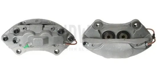 Bremssattel hinter der Achse Vorderachse rechts BUDWEG CALIPER 344987 Bild Bremssattel hinter der Achse Vorderachse rechts BUDWEG CALIPER 344987