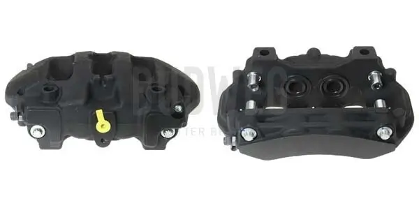Bremssattel vor der Achse Hinterachse links BUDWEG CALIPER 344990