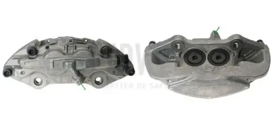 Bremssattel hinter der Achse Vorderachse links BUDWEG CALIPER 345012 Bild Bremssattel hinter der Achse Vorderachse links BUDWEG CALIPER 345012