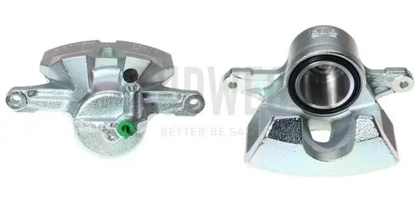 Bremssattel hinter der Achse Vorderachse links BUDWEG CALIPER 345026