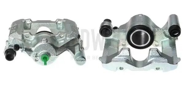 Bremssattel hinter der Achse Hinterachse rechts BUDWEG CALIPER 345035