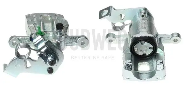 Bremssattel hinter der Achse Hinterachse links BUDWEG CALIPER 345078