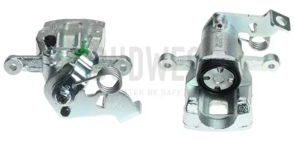 Bremssattel hinter der Achse Hinterachse rechts BUDWEG CALIPER 345079