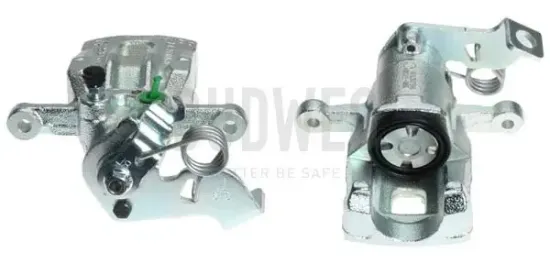 Bremssattel hinter der Achse Hinterachse rechts BUDWEG CALIPER 345079 Bild Bremssattel hinter der Achse Hinterachse rechts BUDWEG CALIPER 345079