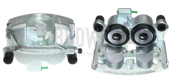 Bremssattel hinter der Achse Vorderachse links BUDWEG CALIPER 345104